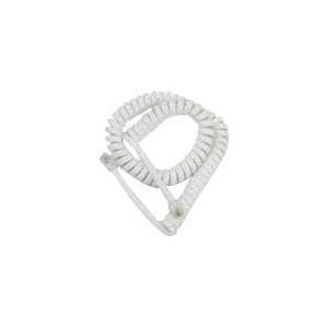 Helos lur spiralkabel lång, vit, lös (förlängd ca 4 m) (014125)