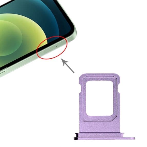 iPhone 12 Simkortshållare – Lila