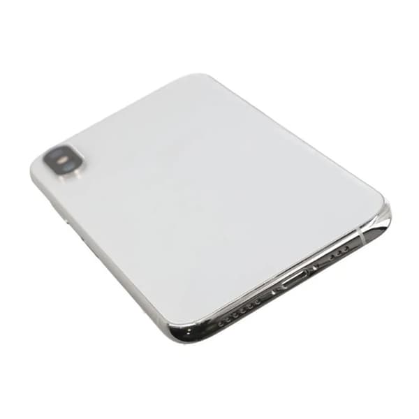 iPhone XS Max Back Cover Complete OEM Silver With Small Parts