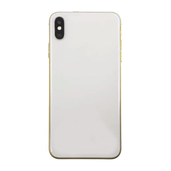 iPhone XS Max Back Cover Complete OEM Silver With Small Parts