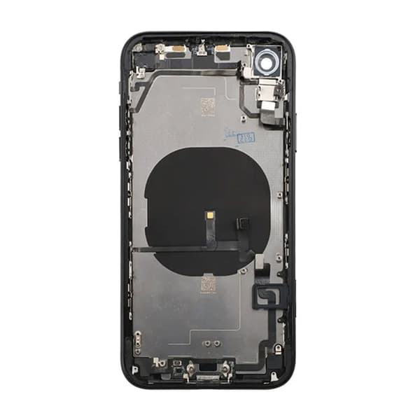 iPhone XR Back Cover Complete OEM Black With Small Parts