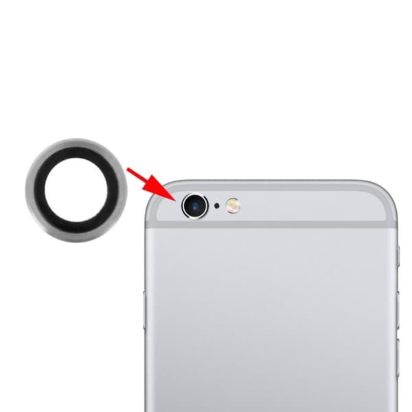 iPhone 6/6s Kameralins - Grå