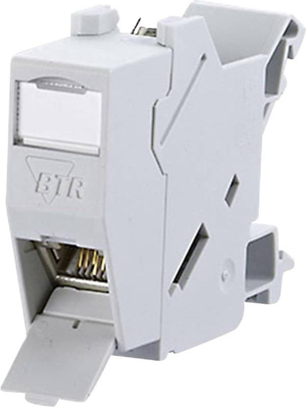 Metz Connect 1309426003-E Verkkorasian DIN-kiskot CAT 6 Harmaa-valkoinen (RAL 7035) Harmaa