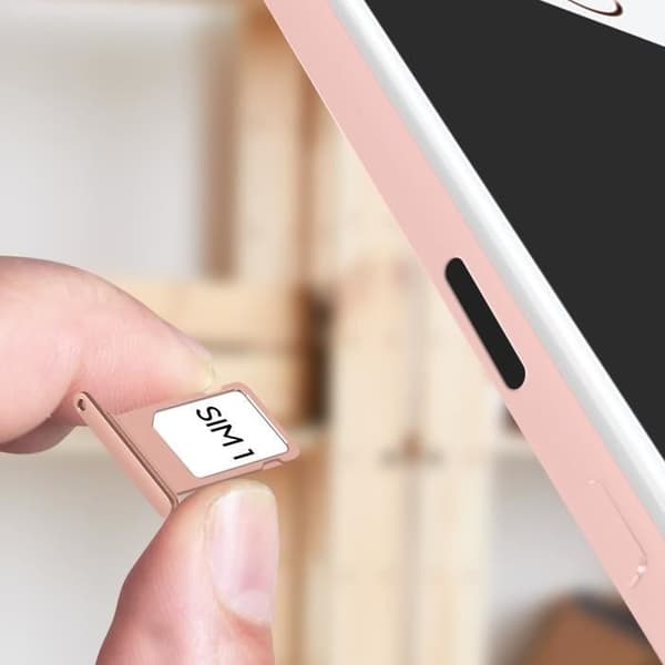 iPhone 7 ersättningsfack för SIM-kort Rosa