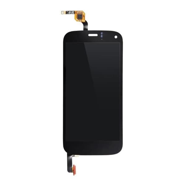 Svart pekskärm + LCD-skärm sammansatt för Wiko Darkfull