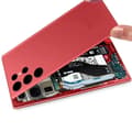 Miniatyrbild 4 av 4: Samsung Galaxy S22 Ultra Original Samsung Röd batteriskal med lins