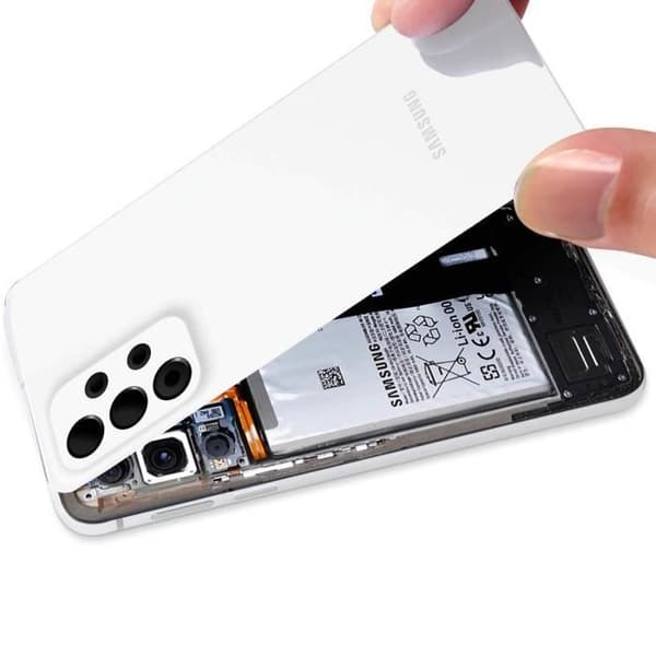 Samsung Galaxy A53 5G batteriskal Original Samsung vit Magistral