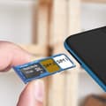 Miniatyrbild 3 av 4: Ersättningsfack för SIM-kort för Samsung Galaxy A50 Blue