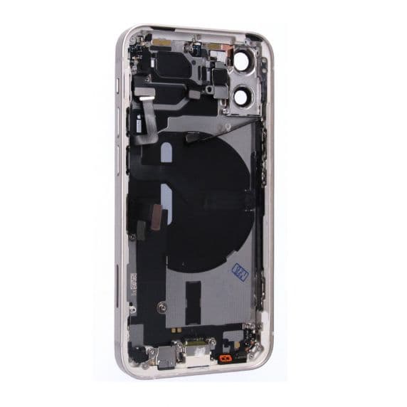 iPhone 12 Mini Komplett Baksida med Ram – Vit