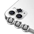 Miniatyrbild 2 av 2: iPhone 12 Pro Lins/Kameraskydd Med Metallram – Vit (3-pack)