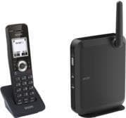 Snom 110 SC DECT-pakke - DECT-telefon - trådløst håndsæt - højttalertelefon - 1000 poster - opkaldsidentifikation - sort (4610) Sort
