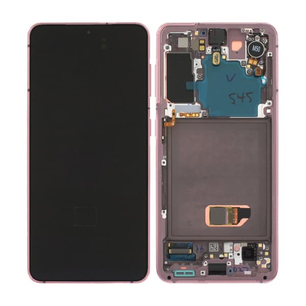 Samsung Galaxy S21 5G Skärm med LCD Display Original - Rosa