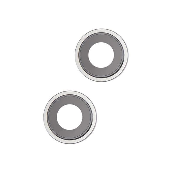 iPhone 14 Kameralins med Ram - Sliver