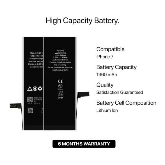 iPhone 7 Batteri Hög Kvalitet
