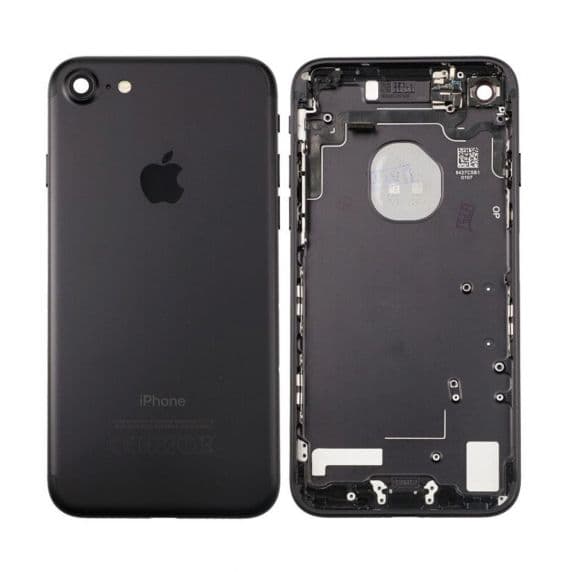 iPhone 7 Original Baksida med Ram – Svart