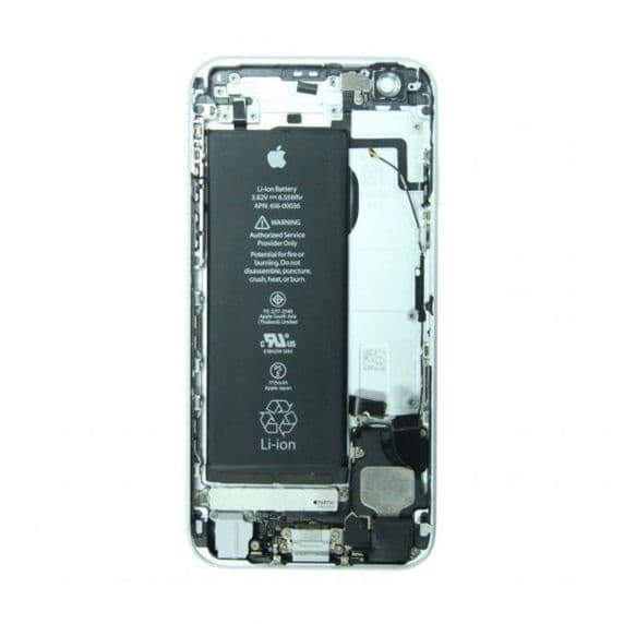 iPhone 6S Baksida med Komplett Ram och Batteri – Begagnad – Silver