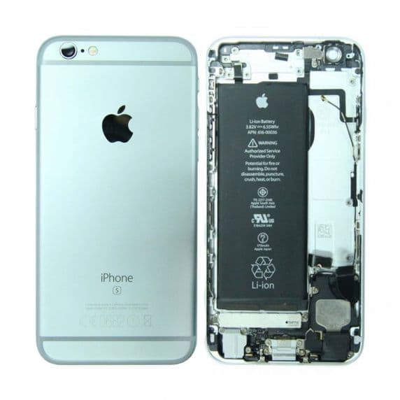 iPhone 6S Baksida med Komplett Ram och Batteri – Begagnad – Silver