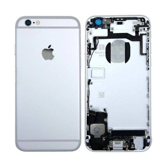 iPhone 6S Baksida med Komplett Ram – Silver