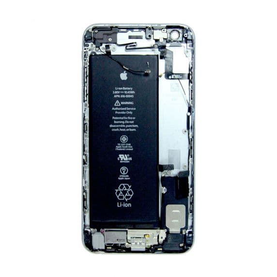 iPhone 6S Plus Baksida Begagnad – Komplett Ram & Batteri – Svart