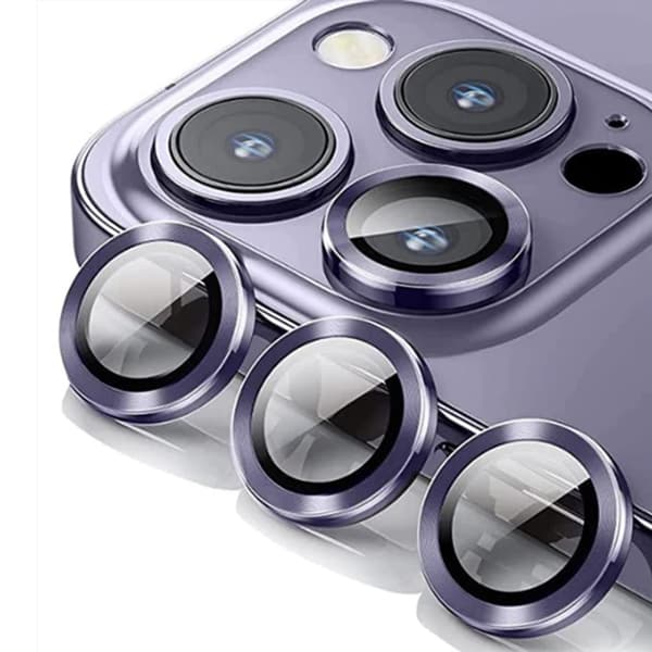 iPhone 14 Pro Kameralins med Ram - Lila