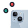 Miniatyrbillede 2 af 2: iPhone 14 Plus Kameralins med Ram - Blå