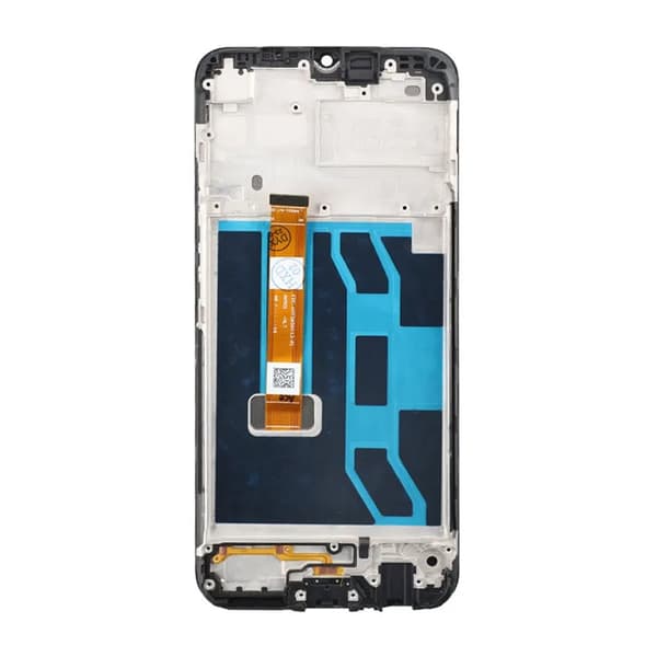 Realme Narzo 50A Skärm med LCD Display & Ram OEM - Svart