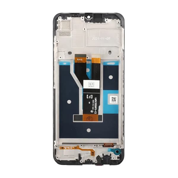 Realme Narzo 50i Skärm med LCD Display & Ram Original - Svart