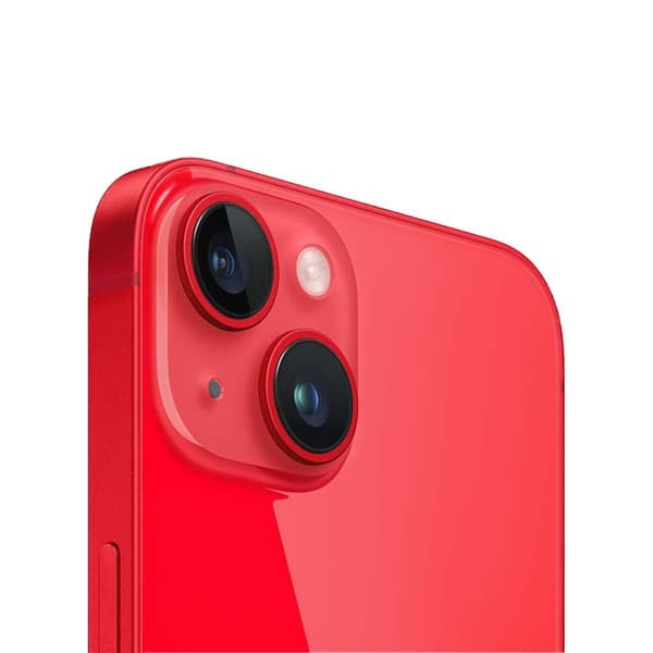 iPhone 14 Kameralins med Ram - Röd