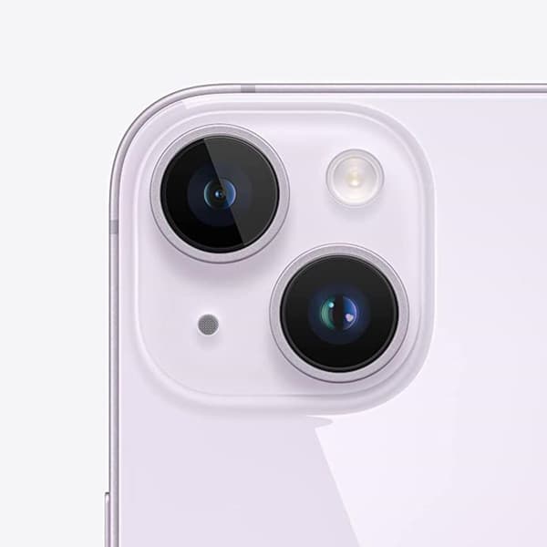 iPhone 14 Kameralins med Ram - Lila