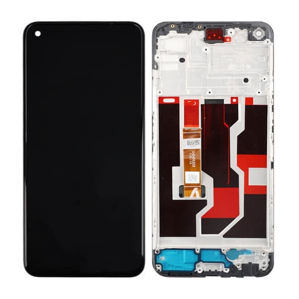 Realme 9i Skärm med LCD Display & Ram Original - Svart
