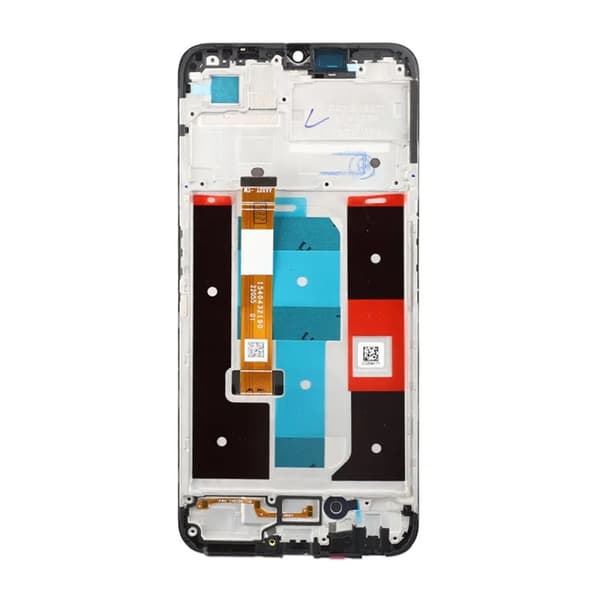 Realme C35 Skärm med LCD Display & Ram OEM - Svart