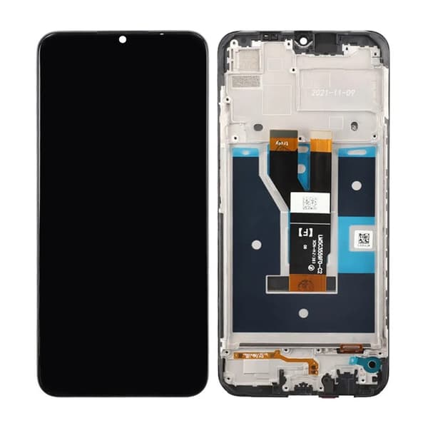Realme Narzo 50i Skärm med LCD Display & Ram Original - Svart