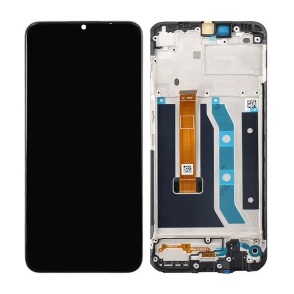 Realme C21y Skärm med LCD Display & Ram Original - Svart