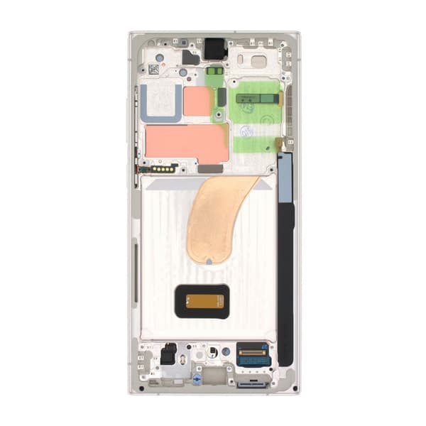 Samsung Galaxy S23 Ultra Skärm med LCD Display - Kräm
