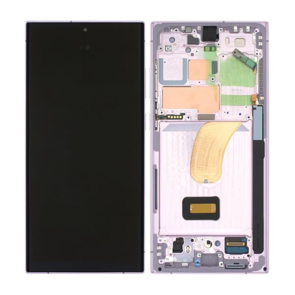 Samsung Galaxy S23 Ultra Skärm med LCD Display - Lavendel