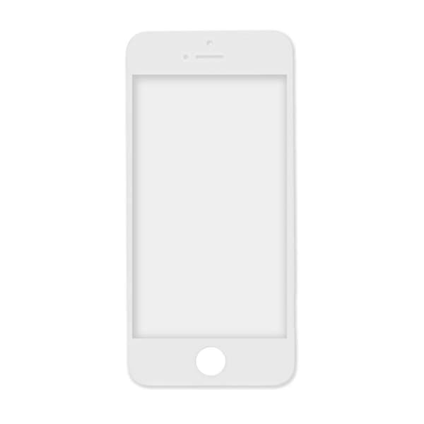 iPhone 5 Glasskärm med OCA-film - Vit