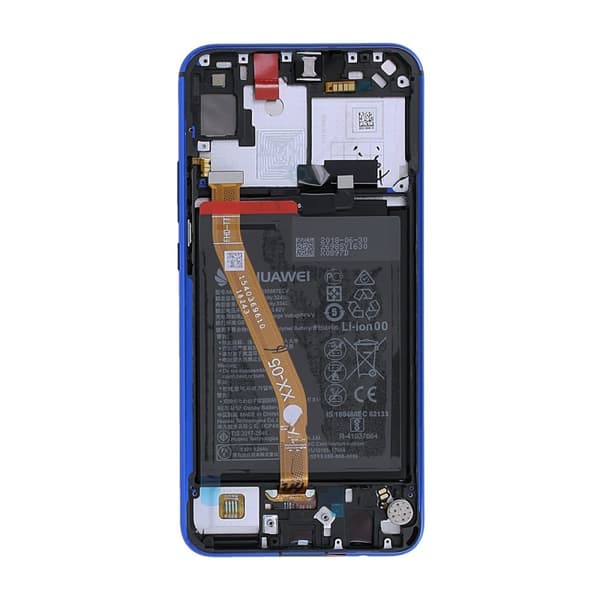Huawei P Smart Plus Skärm med LCD Display och Batteri Original - Lila
