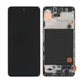 Miniatyrbild 1 av 5: Samsung Galaxy A51 LCD Skärm med Display Original - Svart