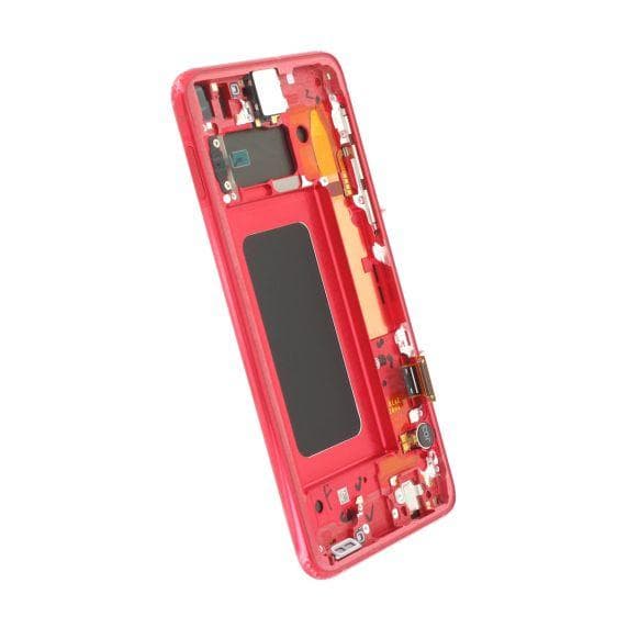 Samsung Galaxy S10e Skärm med LCD Display Original - Röd