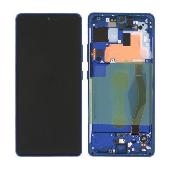 Samsung Galaxy S10 Lite Skärm med LCD Display Original - Blå