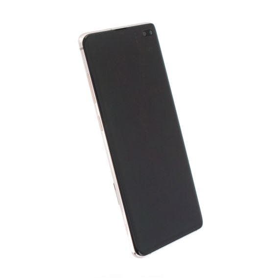 Samsung Galaxy S10 Plus Skärm med LCD Display Original - Vit