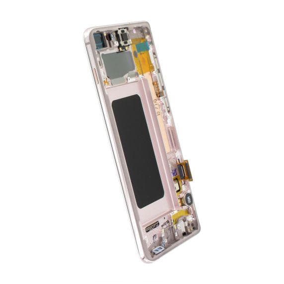 Samsung Galaxy S10 Plus Skärm med LCD Display Original - Vit