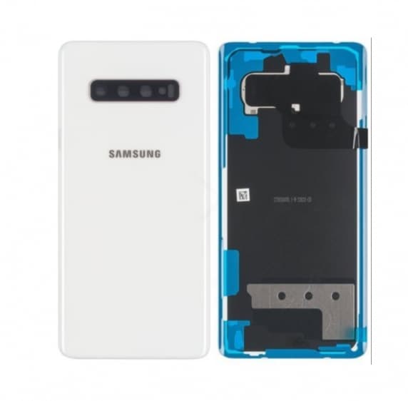 Samsung Galaxy S10 Plus Baksida Original - Keramik Vit