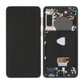 Miniatyrbild 1 av 5: Samsung S21 Plus Skärm med LCD Display Original - Svart