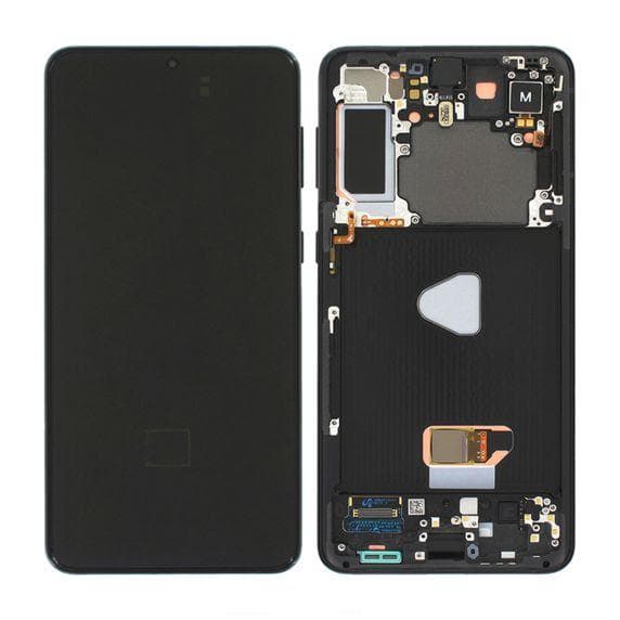 Samsung S21 Plus Skärm med LCD Display Original - Svart