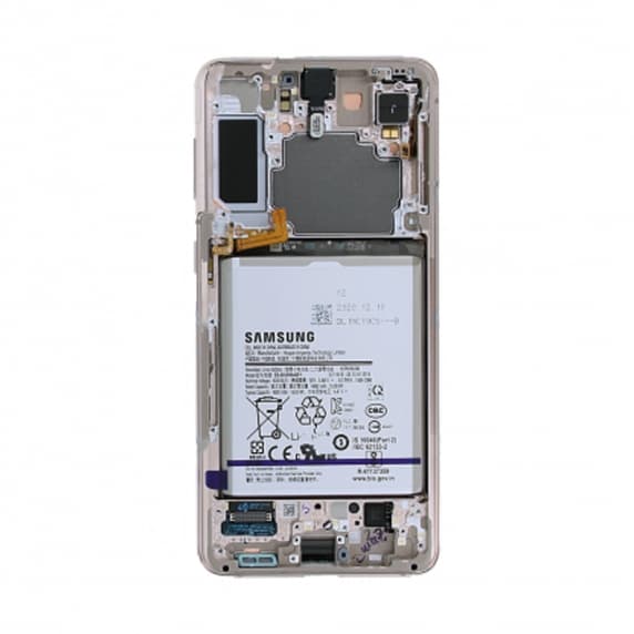 Samsung Galaxy S21 Plus Skärm med LCD Display och Batteri Original - Violett