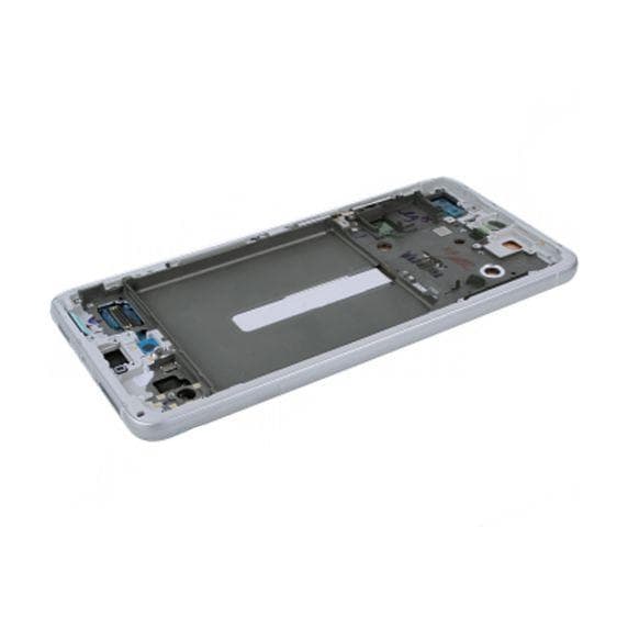 Samsung Galaxy S21 FE Skärm med LCD Display Original - Vit