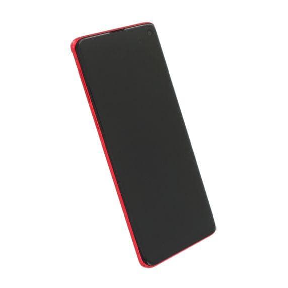 Samsung Galaxy S10 Skärm med LCD Display Original - Röd