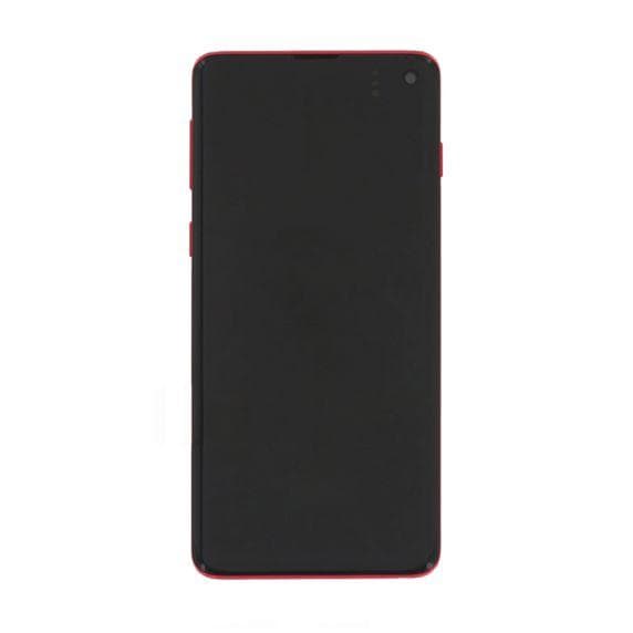 Samsung Galaxy S10 Skärm med LCD Display Original - Röd