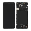 Miniatyrbild 1 av 5: Samsung Galaxy A71 Skärm med LCD Display + Ram - Svart